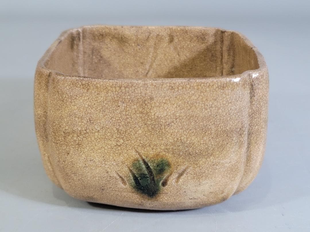 古美術 黄瀬戸 四方 器 時代物