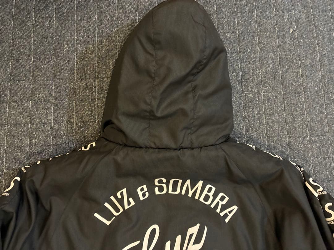 Luz e Sombra ルースインソブラ　中綿コート　ブラック　裏地フリース