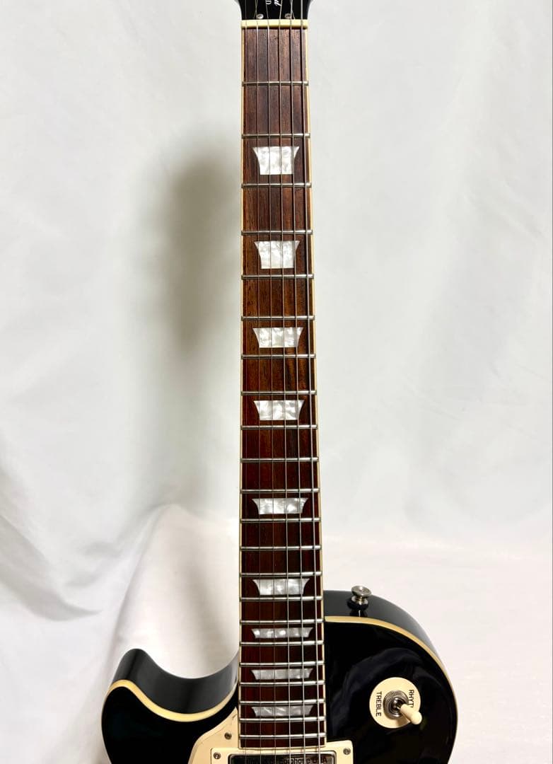 【新品弦張替済】Epiphone レスポール スタンダード エボニー レフティー