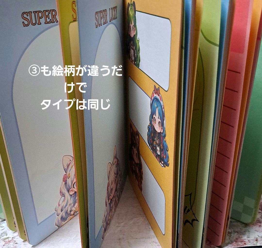 No. 1031 ドラノート らぶぶノート スカルパンダノート 中カラフル