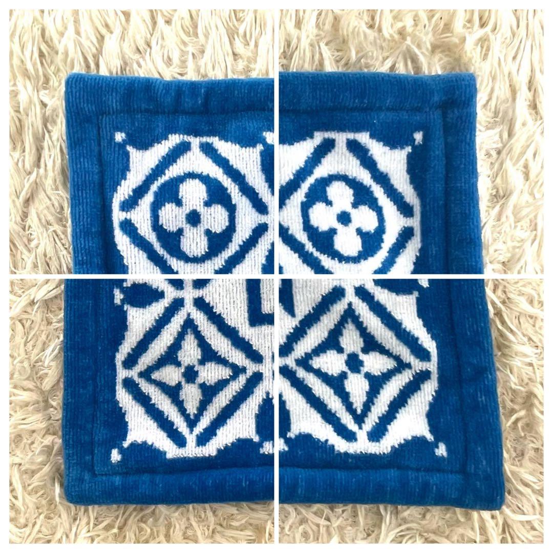 【未使用 保管品】 ルイヴィトン モノグラム フラワータイル 大判 タオル 箱付