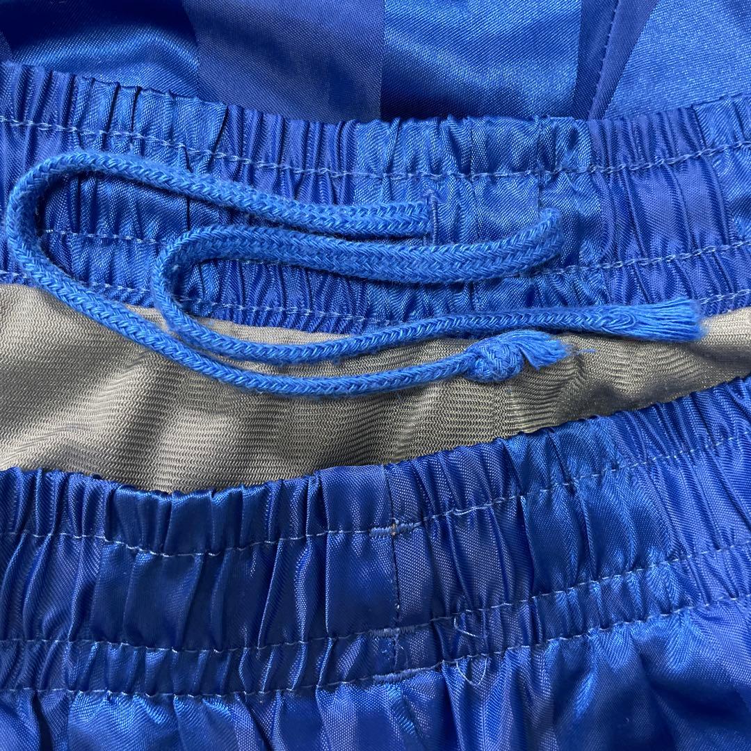 PUMA プーマ　上下セットアップ　青　ストライプ　光沢　スポーツジム　部活