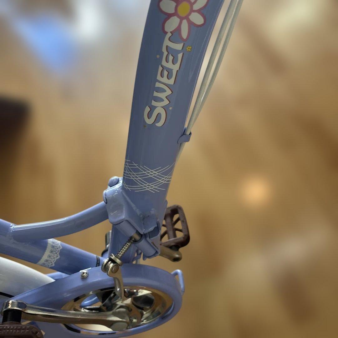 【使用3回のみ】子供用自転車24インチ　折りたたみ式