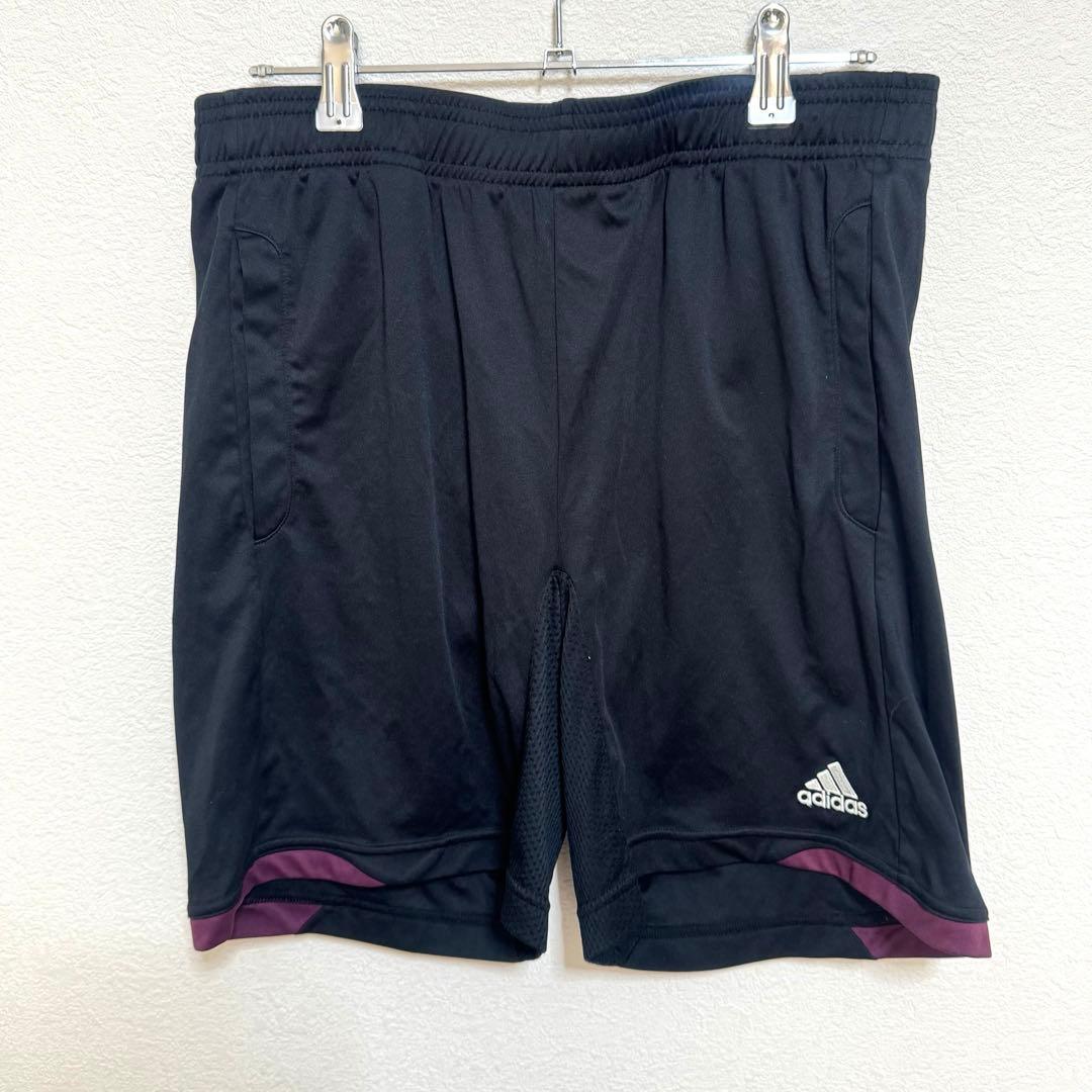 adidas ブラック 長袖シャツ ショーツ セット