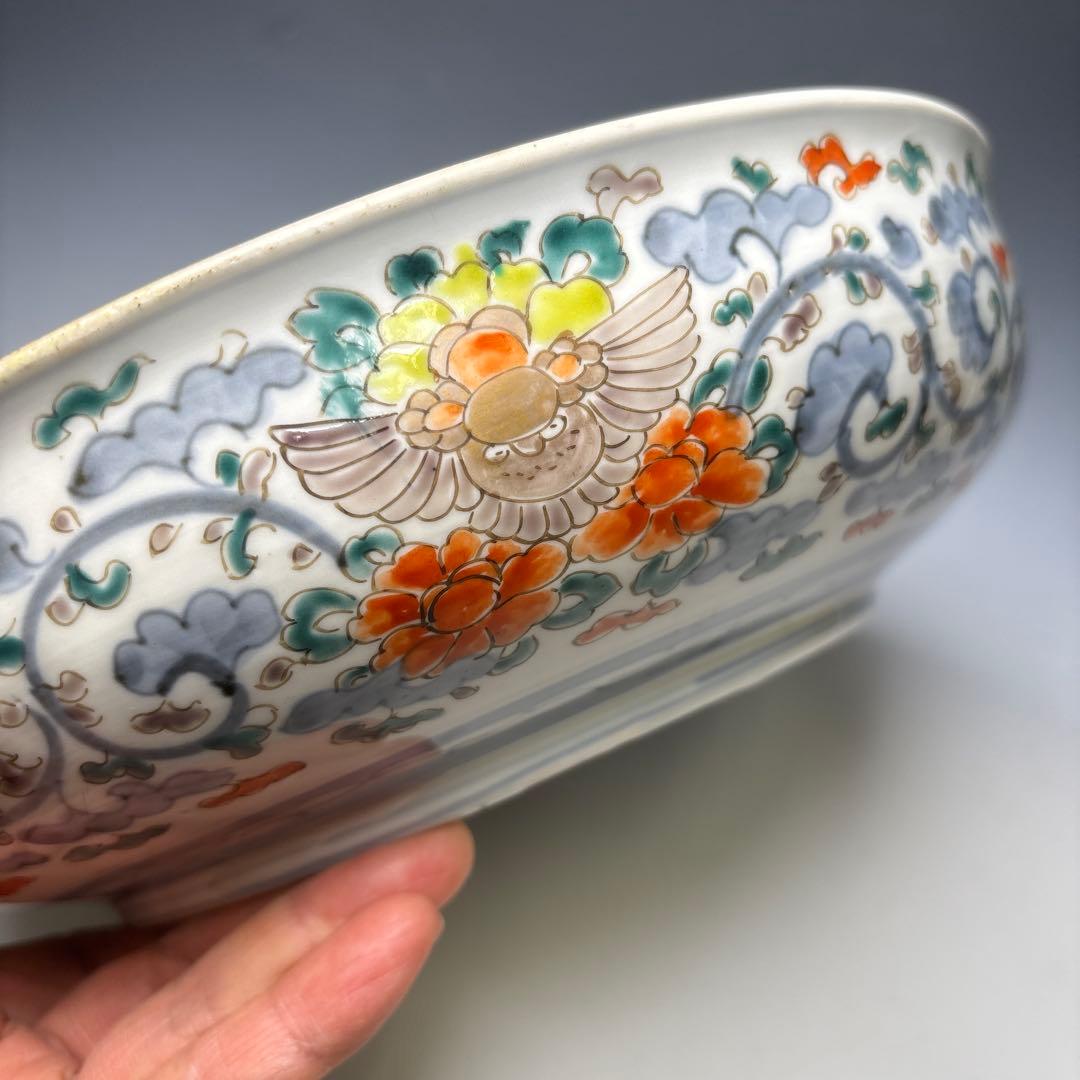 古伊万里　色絵　花鳥文　鉢　明治時代