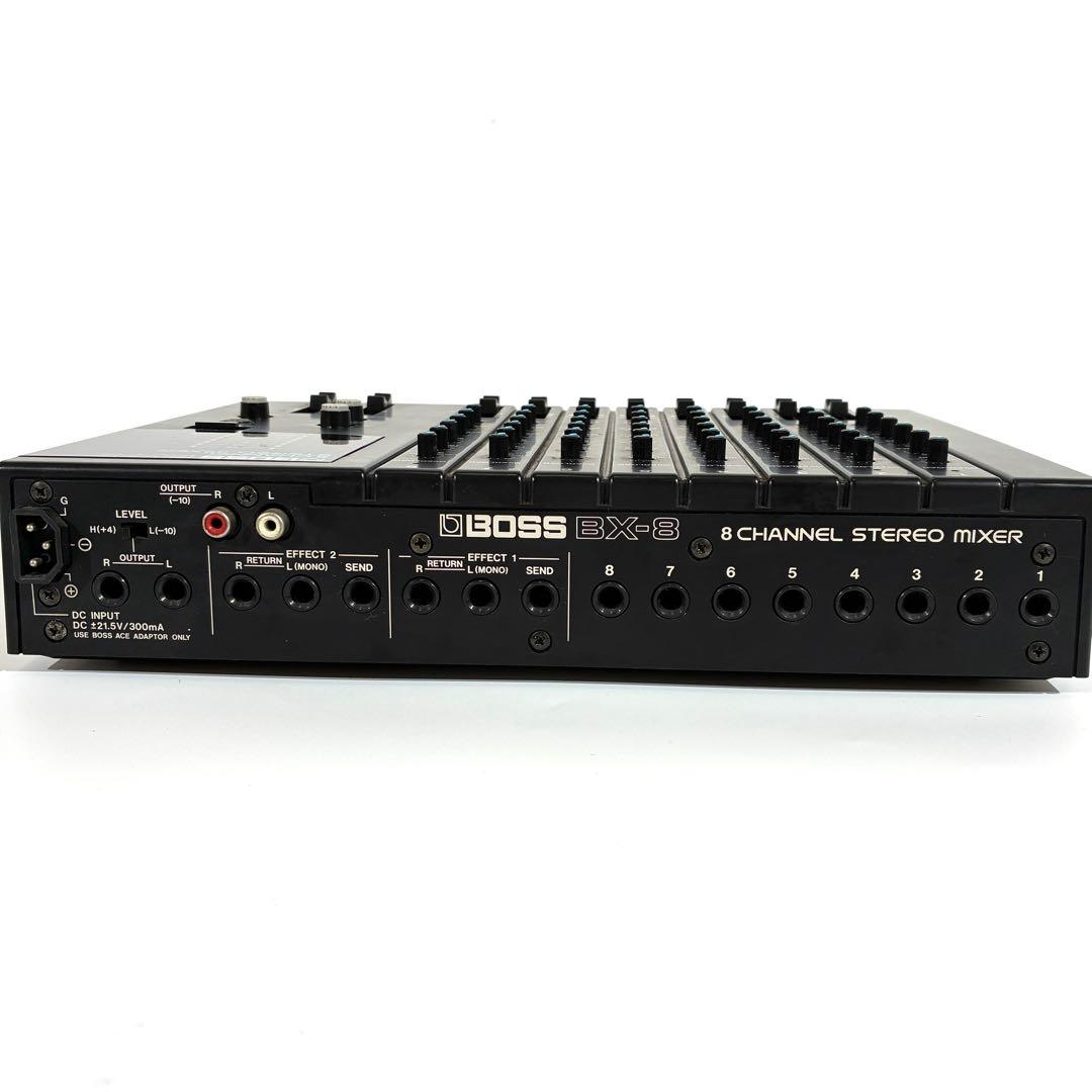 BOSS ボス BX-8 8ch ステレオミキサー 純正アダプター 通電のみ確認
