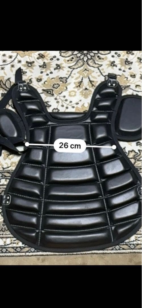 キャッチャー防具　3点セット　ブラック