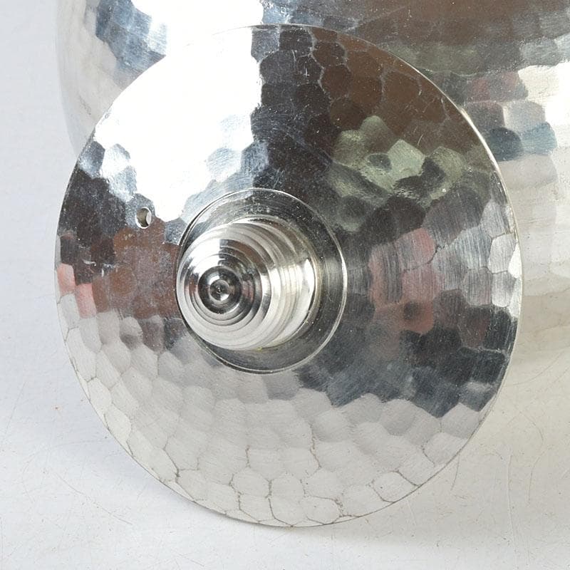 煎茶道具　京屋　本錫製　湯沸　やかん　共箱　M　9385