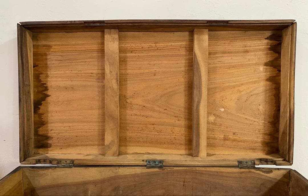 レトロ　アンティーク　木製の大きな箱