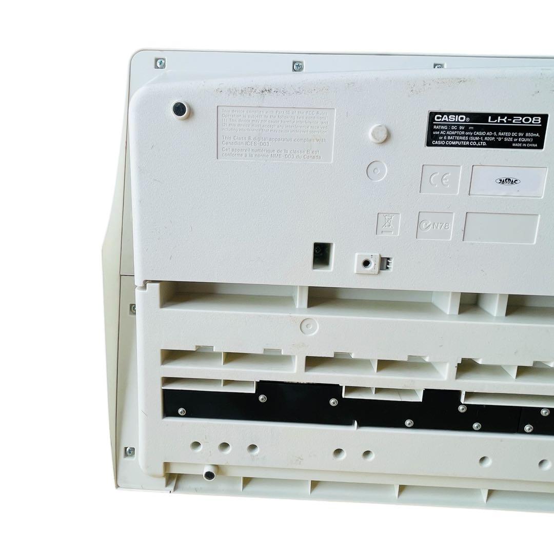 美品　CASIO LK-208 光ナビゲーション キーボード 電子ピアノ カシオ