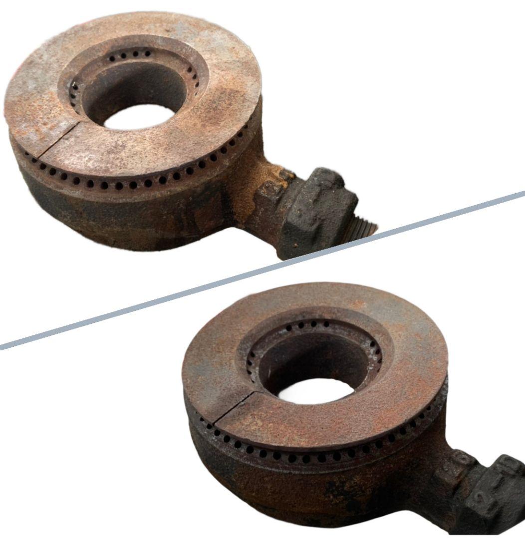 タニコー 業務用卓上型2口ガスコンロ TGU-75 LPガス ガステーブル 厨房