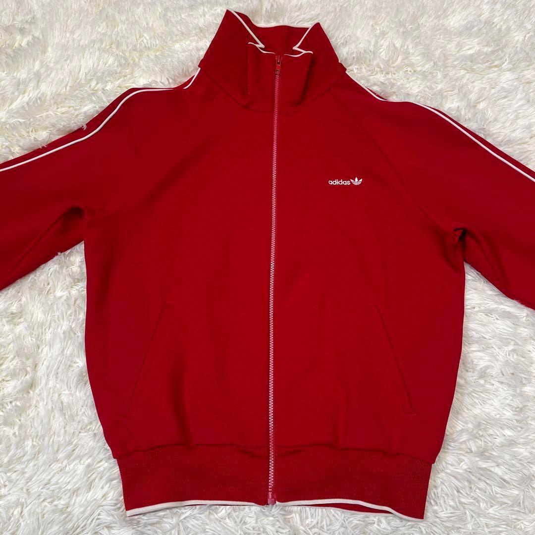 デサント製 80s　adidas アディダス 西ドイツ製　トラックジャケット　L