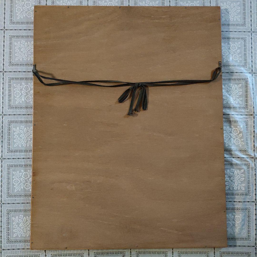 琉球伝統工芸 大判芭蕉布　紅型『恵寿花鳥図』