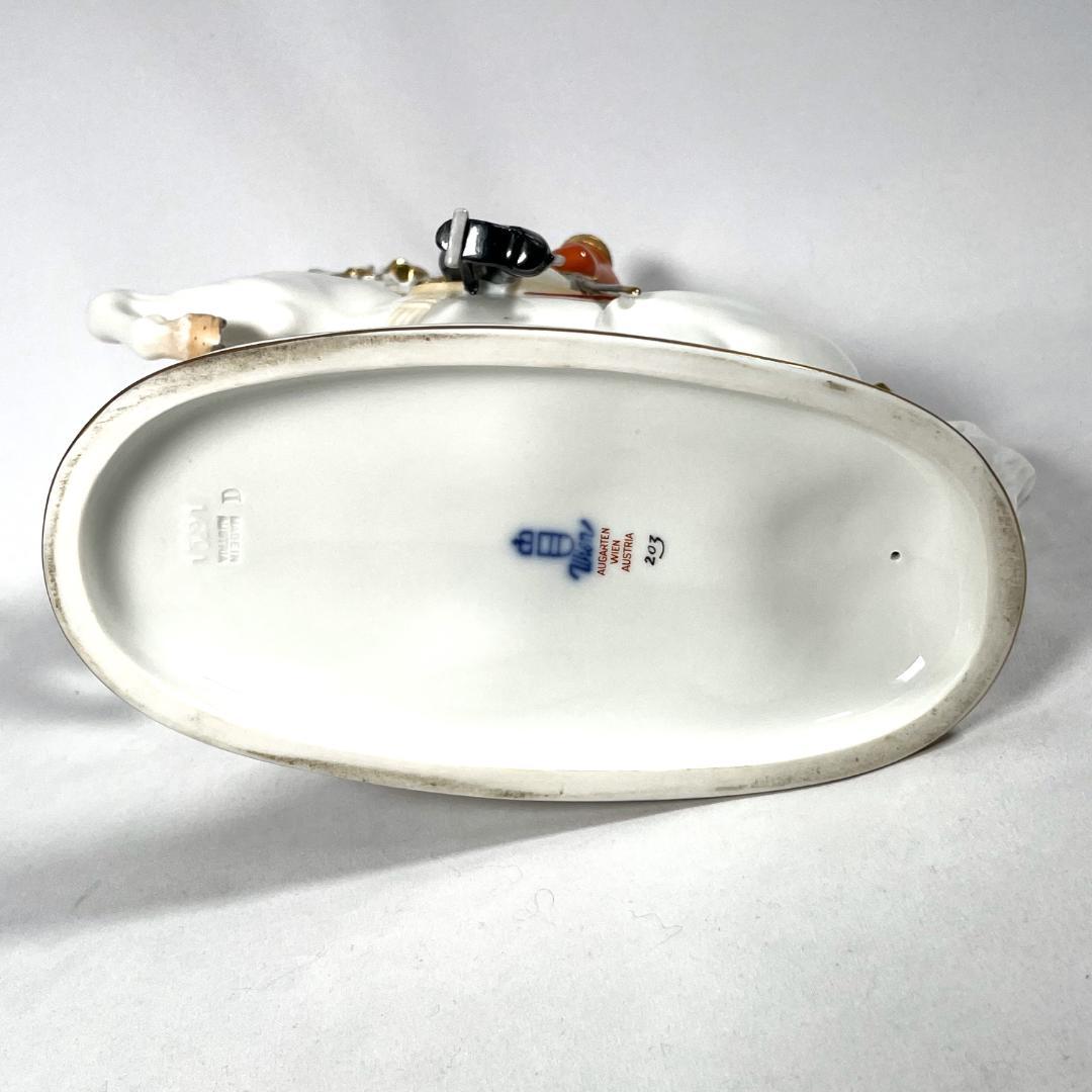 【希少】訳あり アウガルテン スペイン乗馬学校 レバード フィギュリン