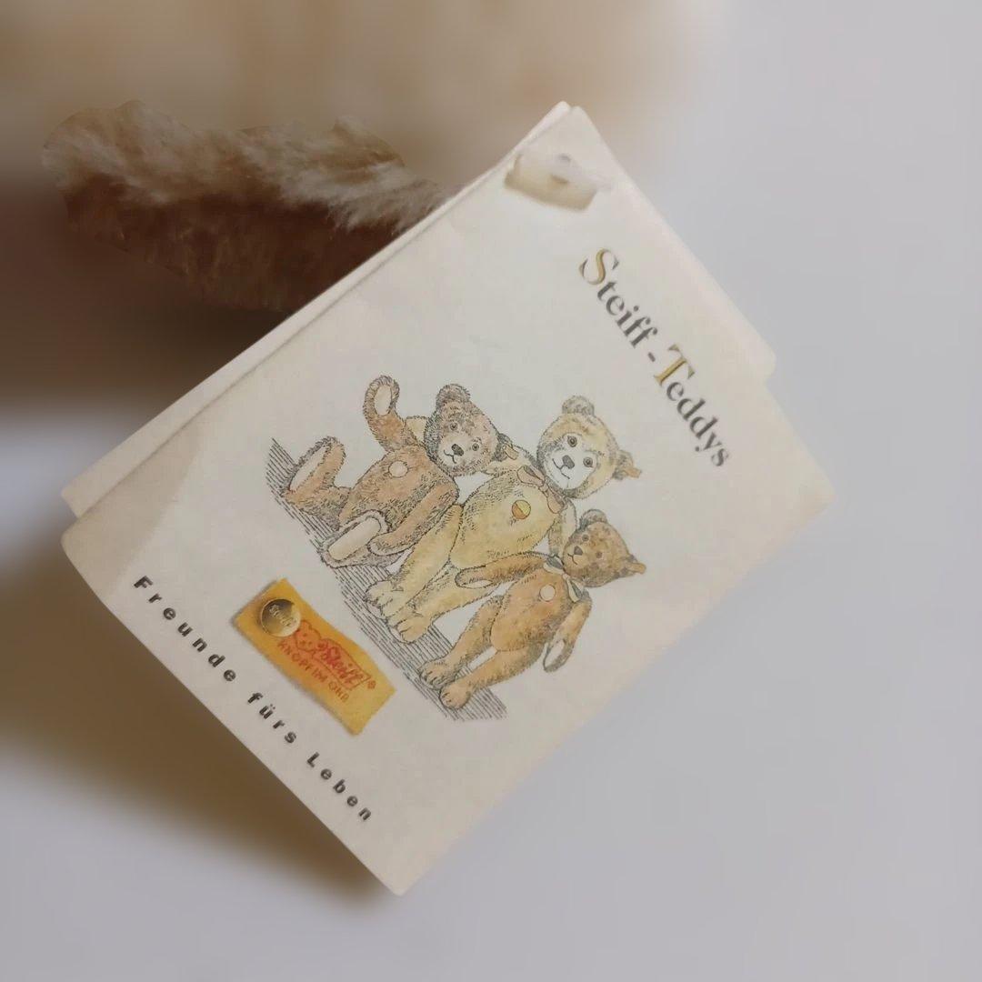 シュタイフ　テディベア　ぬいぐるみ　ペッツィー　Petsy　タグ付き　可動式