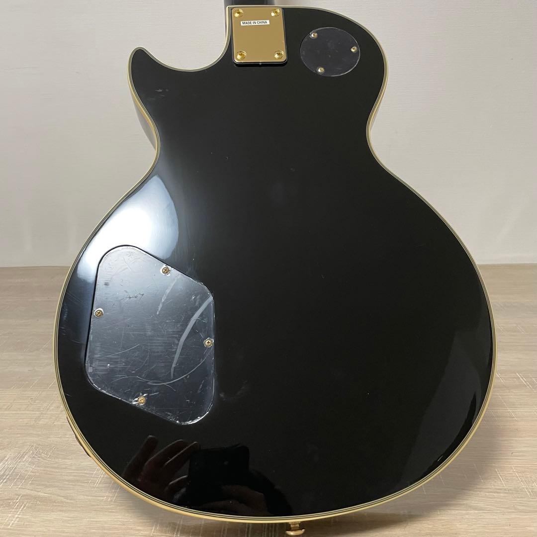 ★良品★ busker's エレキギター レスポールタイプ 黒 BLC300