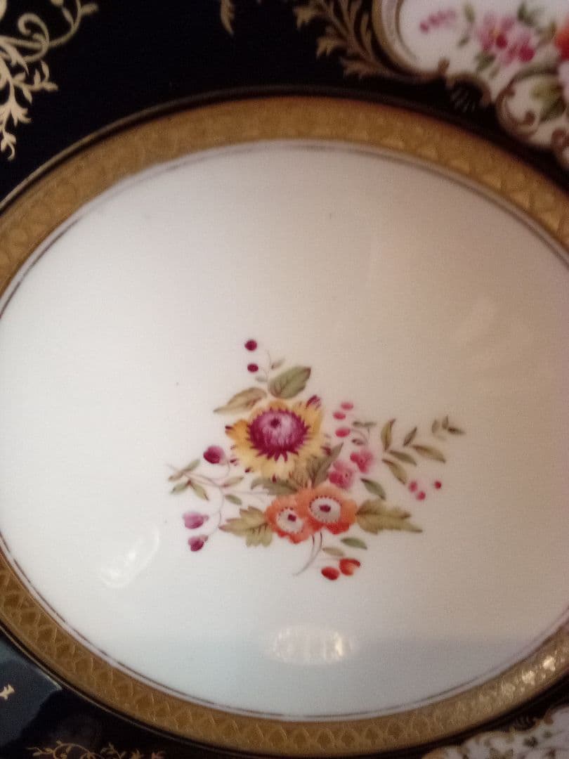 イギリス コ—ルポート キャビネットプレ—ト ４枚セット