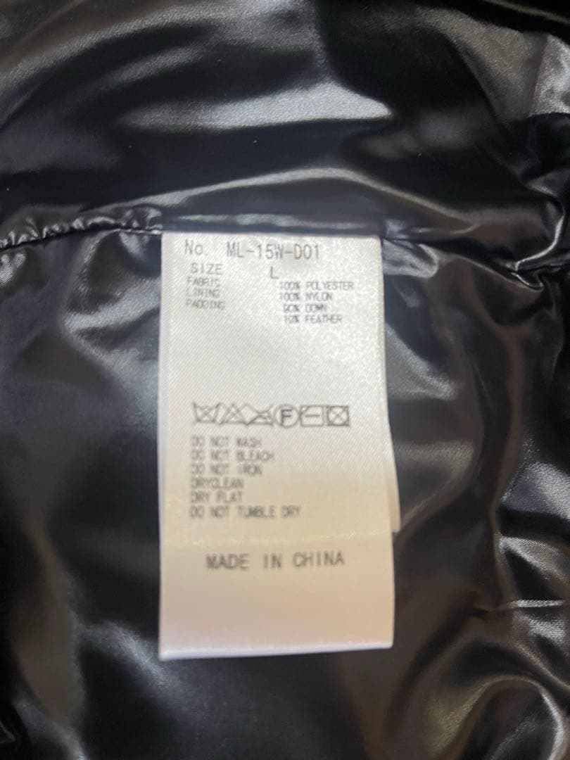 マークアンドロナ　ダウンベスト　フード取り外し可