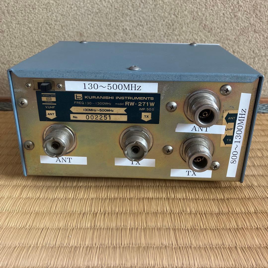 クラニシ　RW-271W SWR、パワー計