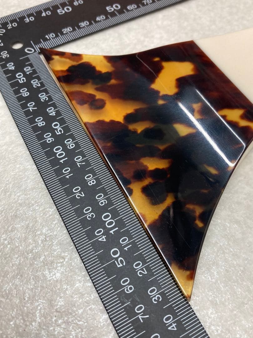 三味線 高級 撥 大きめ 一枚甲 本鼈甲 べっこう バチ 和楽器