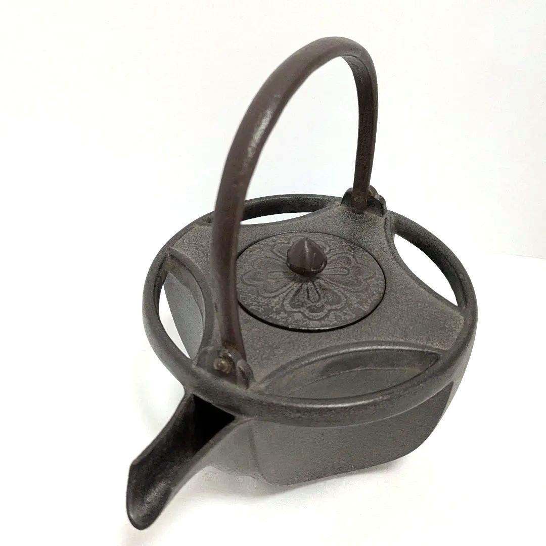 七宝鉄瓶　高橋敬典　共箱　替え蓋 茶道具　七宝銚子