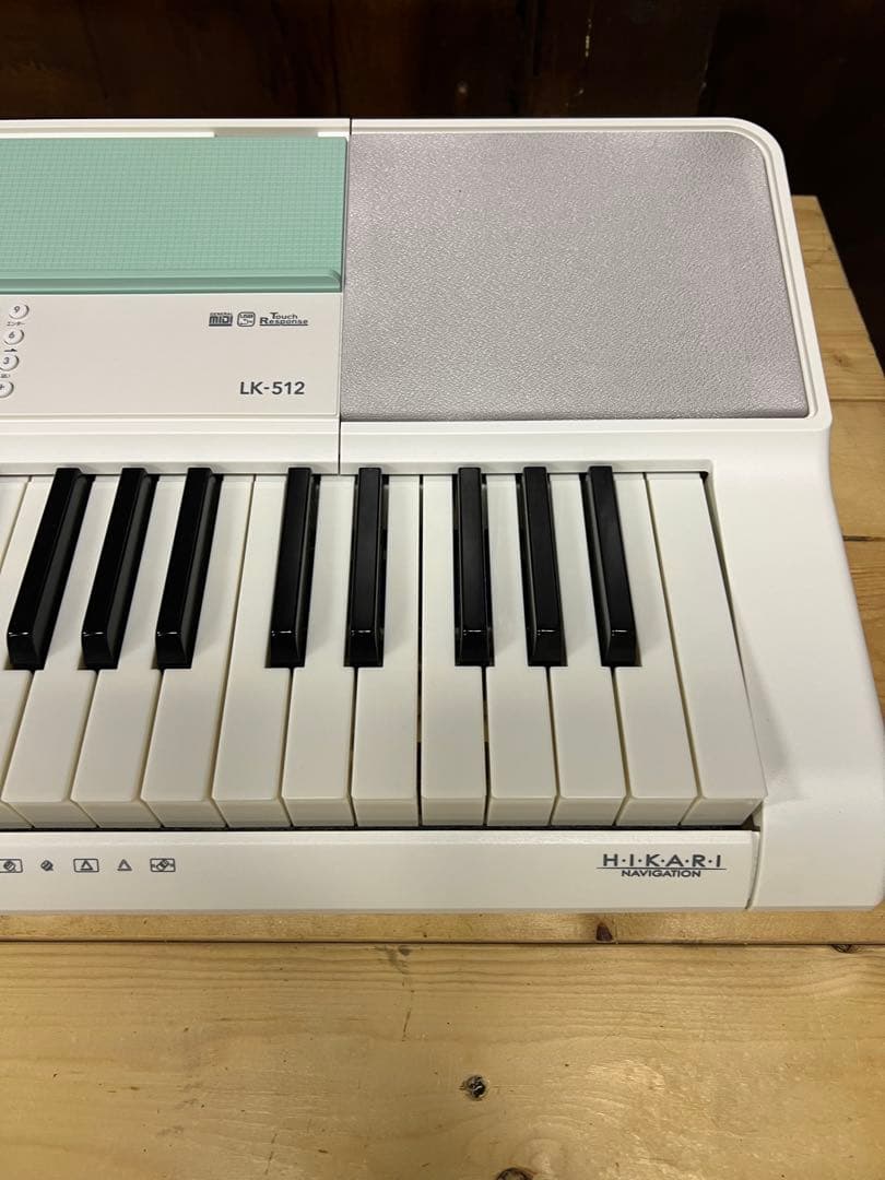 CASIO カシオ 光ナビゲーション キーボード LK-512 2020年製