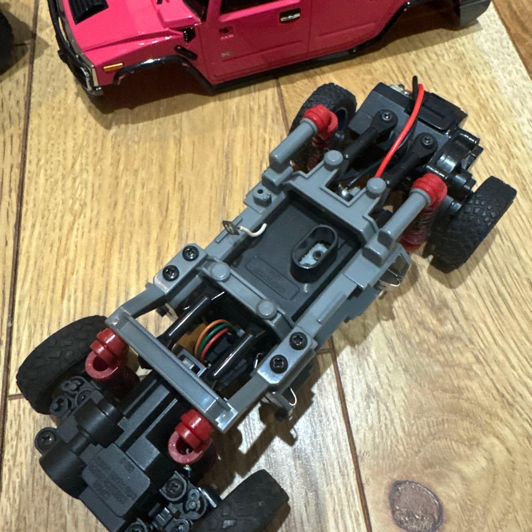 激レア　ミニッツ　HUMMER H1 サンドベージュ　送信機セット　おまけ付