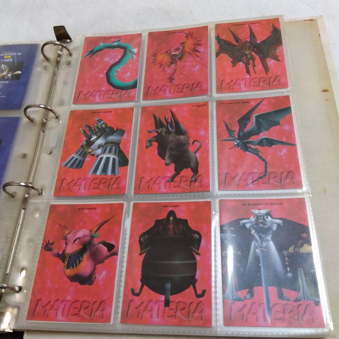 ファイナルファンタジーⅢ Ⅳ Ⅵ Ⅶ Ⅸ　バインダー　カードダスマスターズ