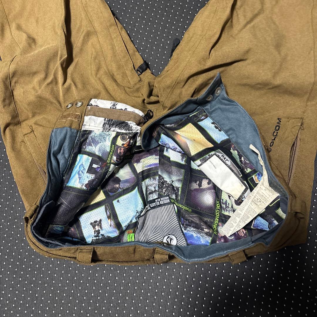 Volcom スキーウェア オレンジ/青/黒