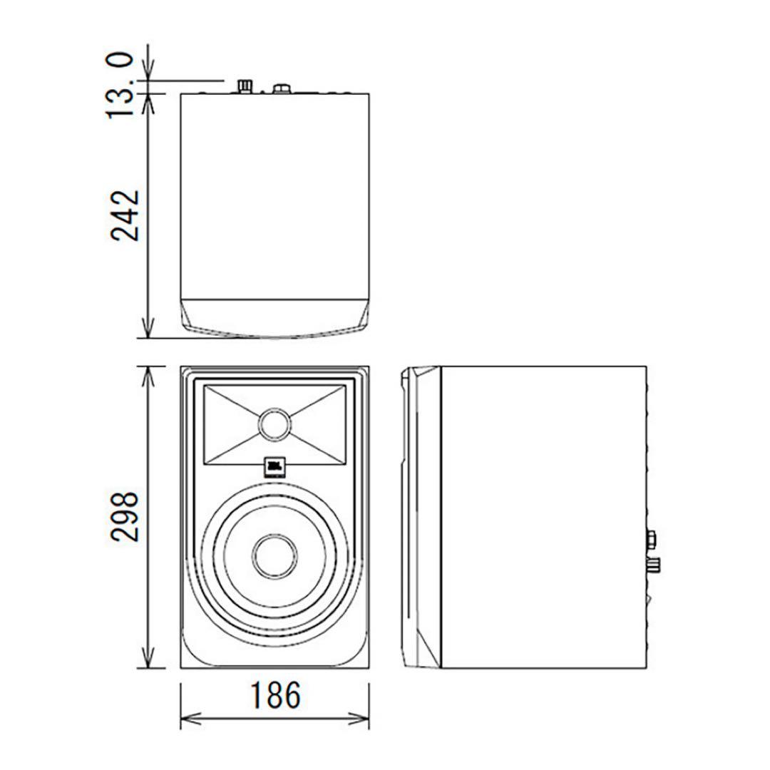 JBL 305PMkII スタジオモニタースピーカー