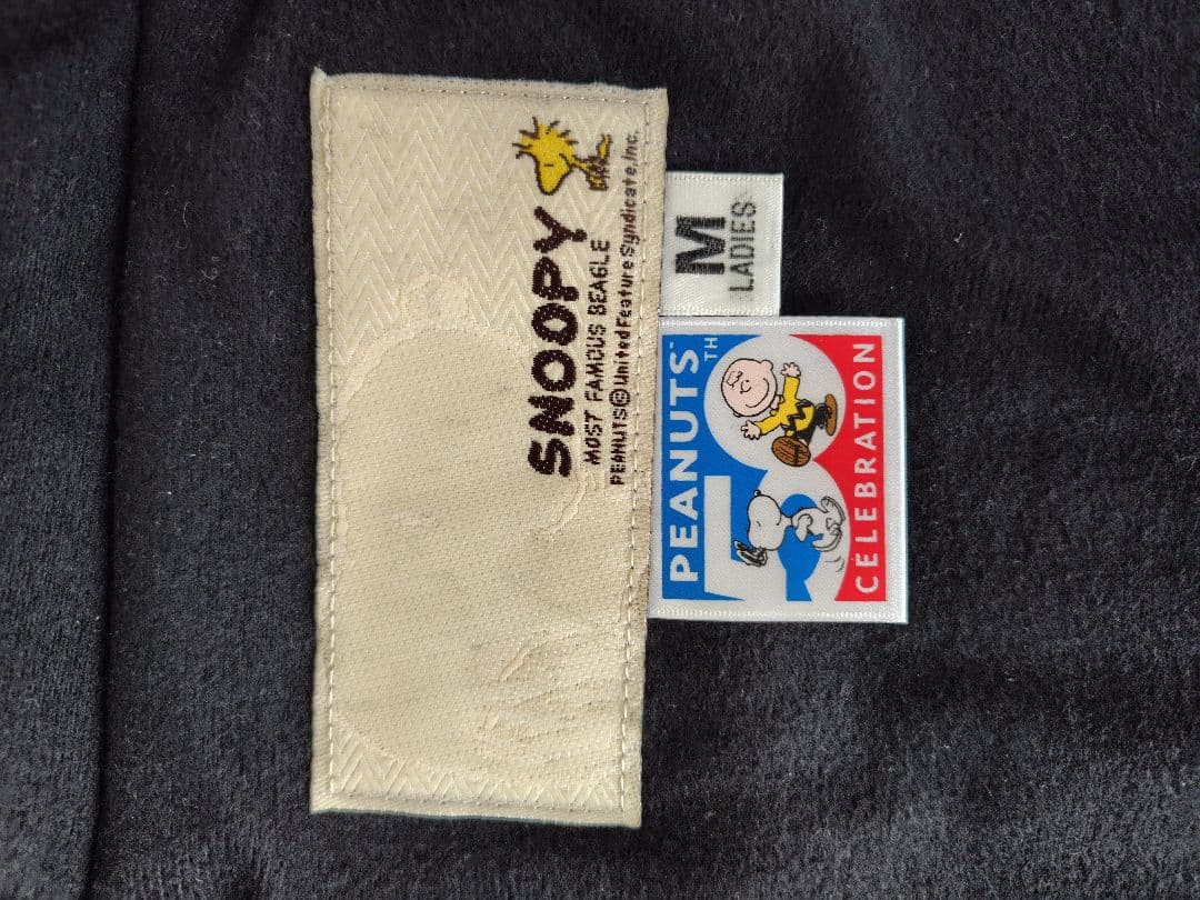 【美品 日本製】スヌーピー&ウッドストック柄のレディーススキーウェア(上下)