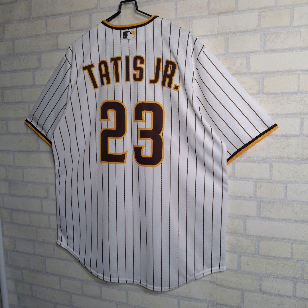 ナイキ★MLB パドレス タティス.Jr ユニホーム ゲームシャツ ホーム L