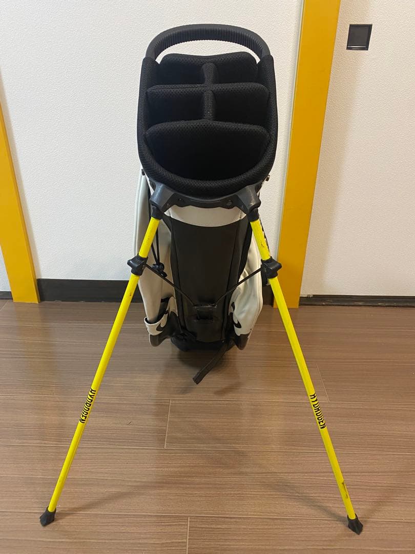 HYDROGEN キャディバッグ ホワイト/ブラック