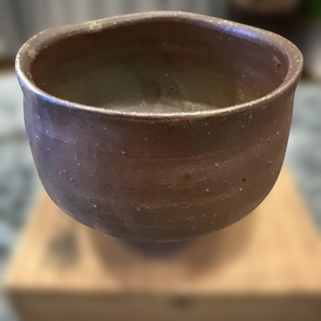 備前焼き　七十六代利右衛門　金重陶弘　利陶苑抹茶碗