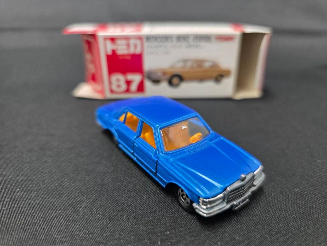 トミカ赤箱 87メルセデス・ベンツ450ＳＥＬ(日本製)