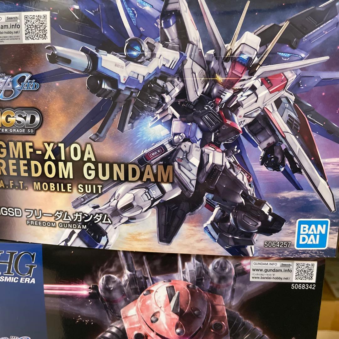 MGSD2種、HGズゴック3点セット