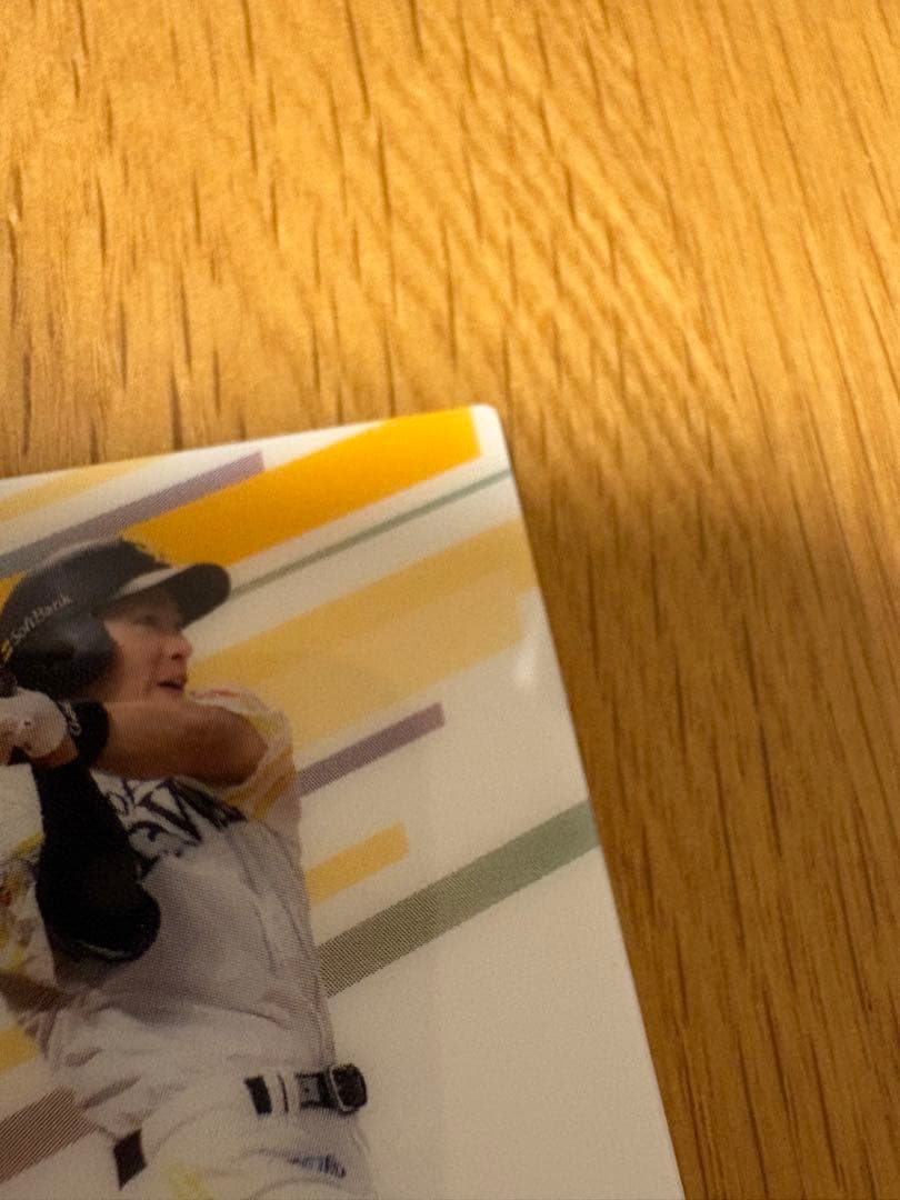 柳田悠岐 直筆サインカード 5シリ