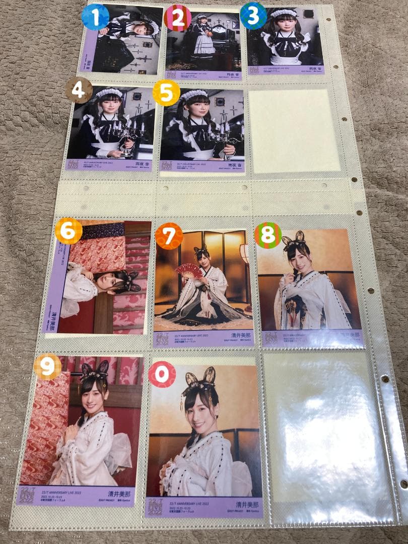 ナナニジ　anniversary live 2022 　ハロウィンブロマイド