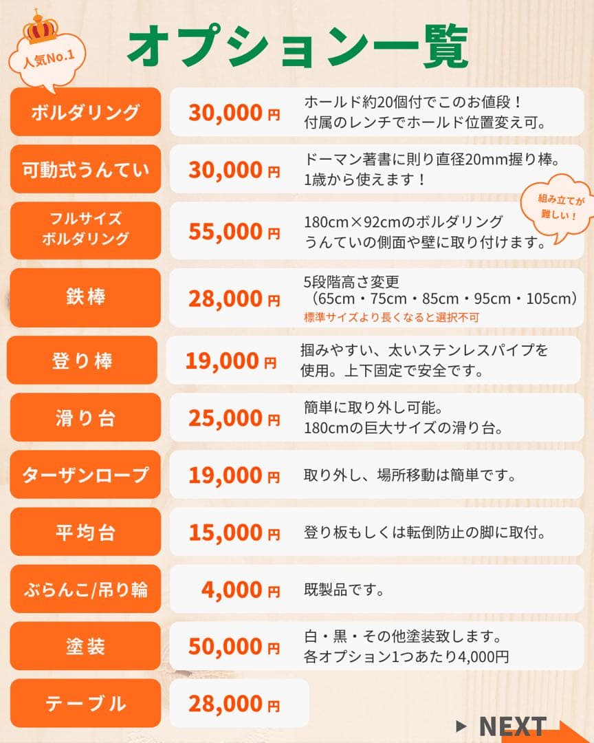 うんてい　雲梯　知育うんてい　ボルダリング