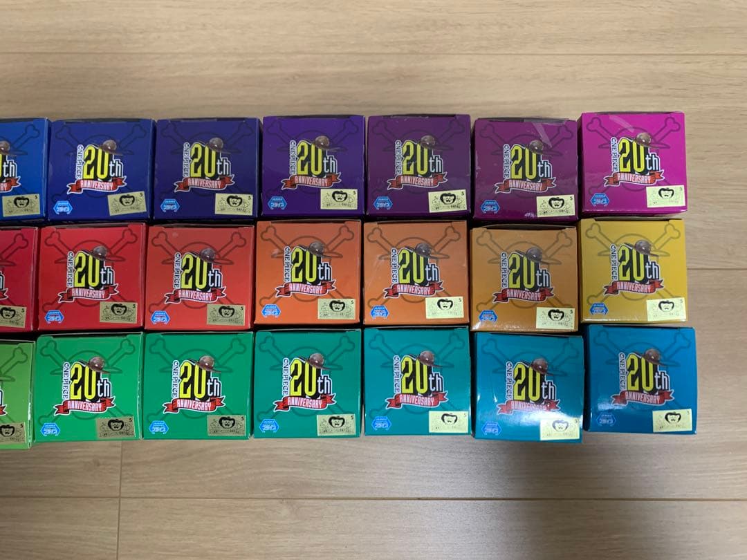 【希少】ワンピース ワーコレ ヒストリーリレー20th vol.1〜5 全30種