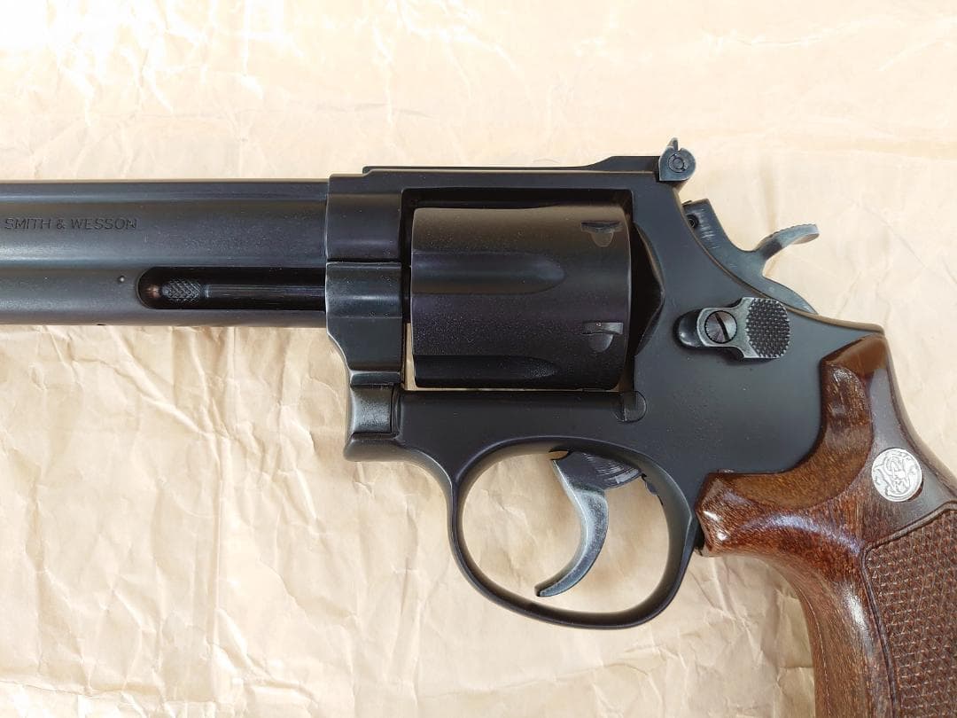 マルシン　S&W M586 6インチ　HW　モデルガン（組み立て・加工品）