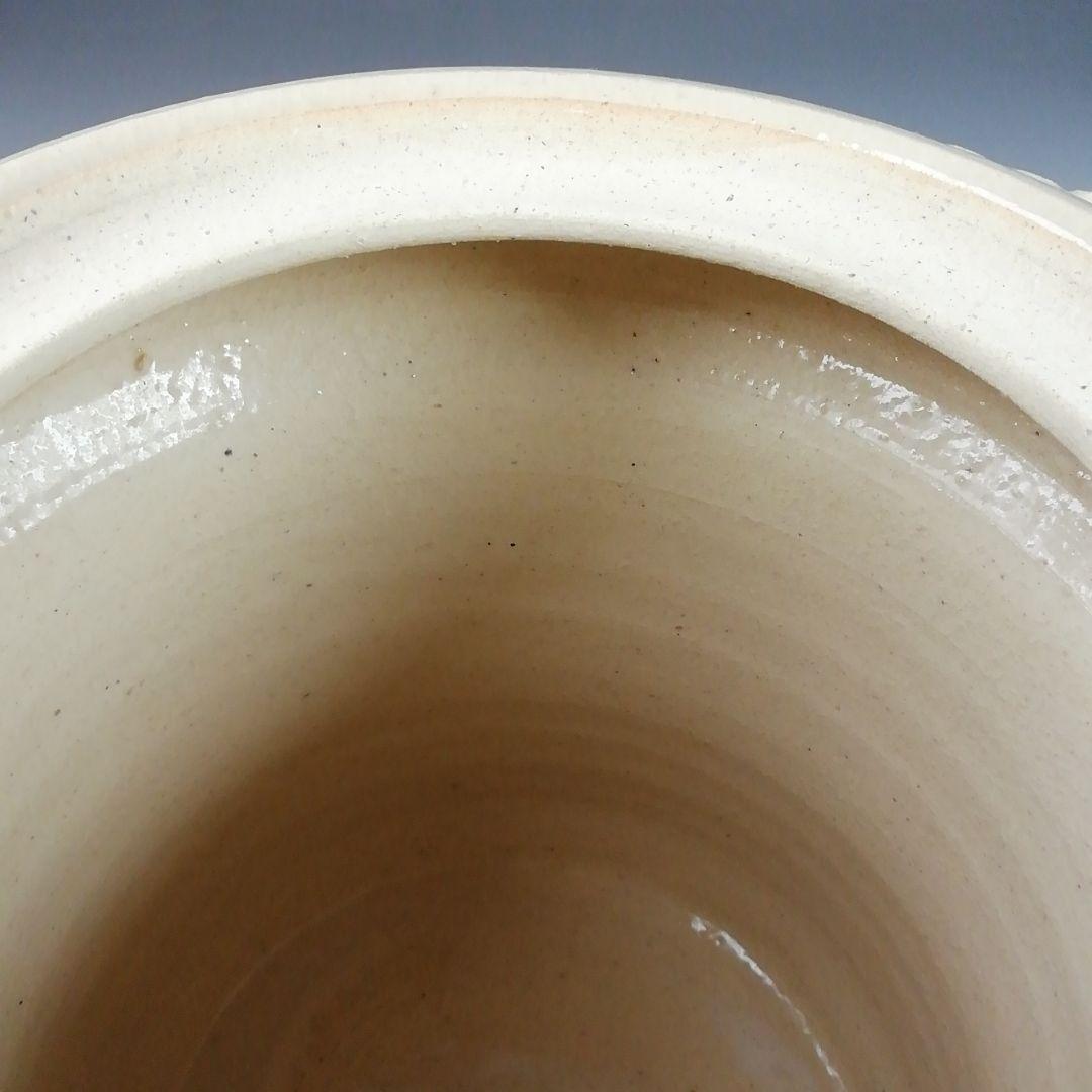 Ｔ８４１　水指　『兎耳水指』『西尾健斎 作』　共箱　茶道具