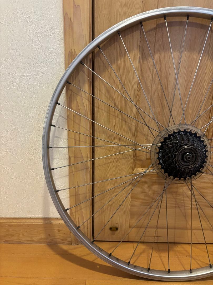 ARAYAリム　700cクリンチャー　完組ホイール前後セット　スプロケ付き