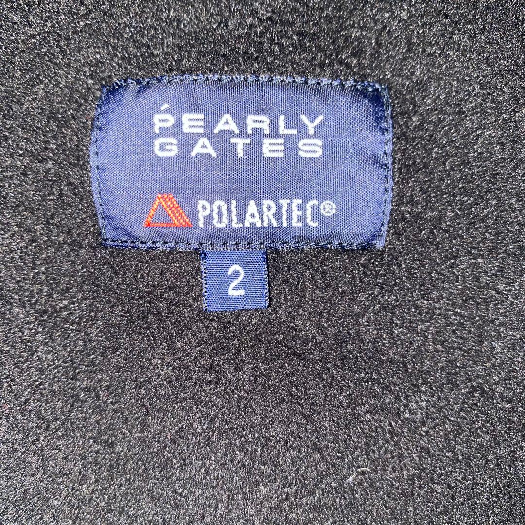 パーリーゲイツ　ジャケット　ブルゾン　ボア　フリース　POLARTECH 黒　2