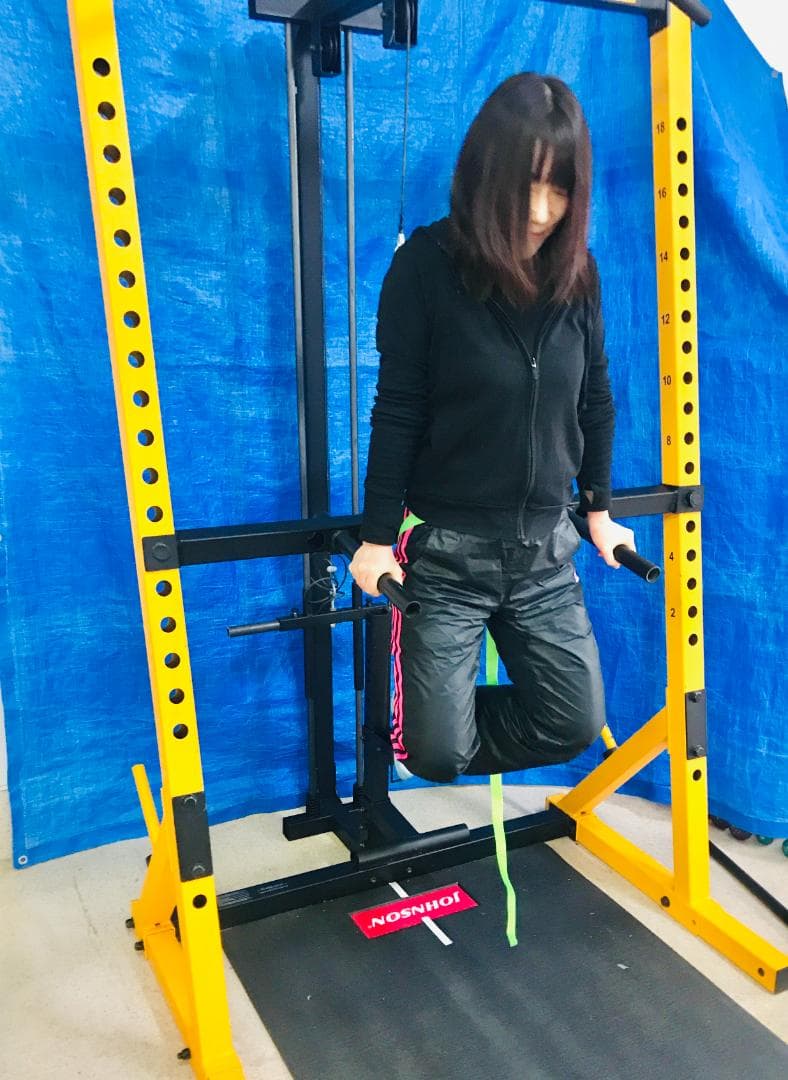 パワーテック社ハーフラック(WB-HR19)専用　ラットロー 奥柱・スタック式