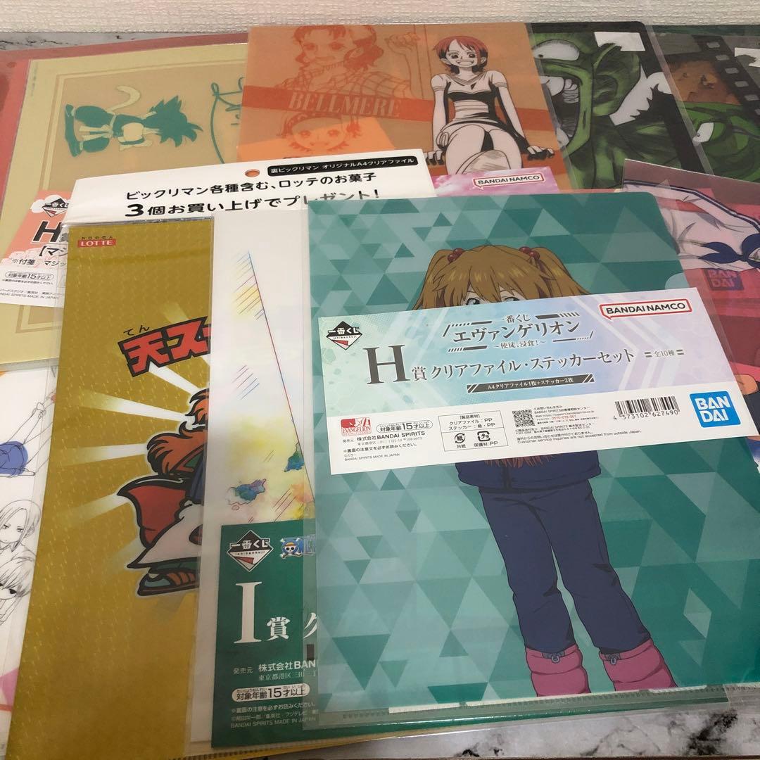 クリアファイル　大量　まとめ売り　アニメ　キャラクター