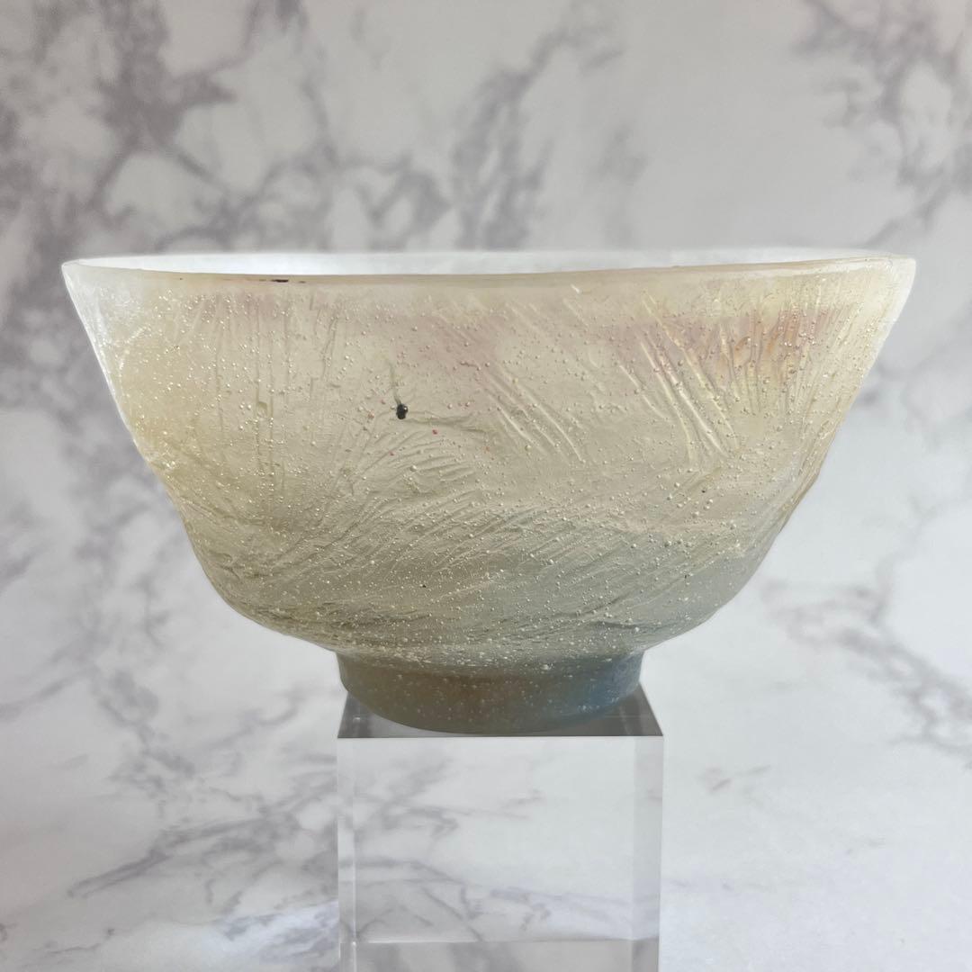 Daum France パートドヴェール ボウル 抹茶茶碗 ORPHEE 未使用