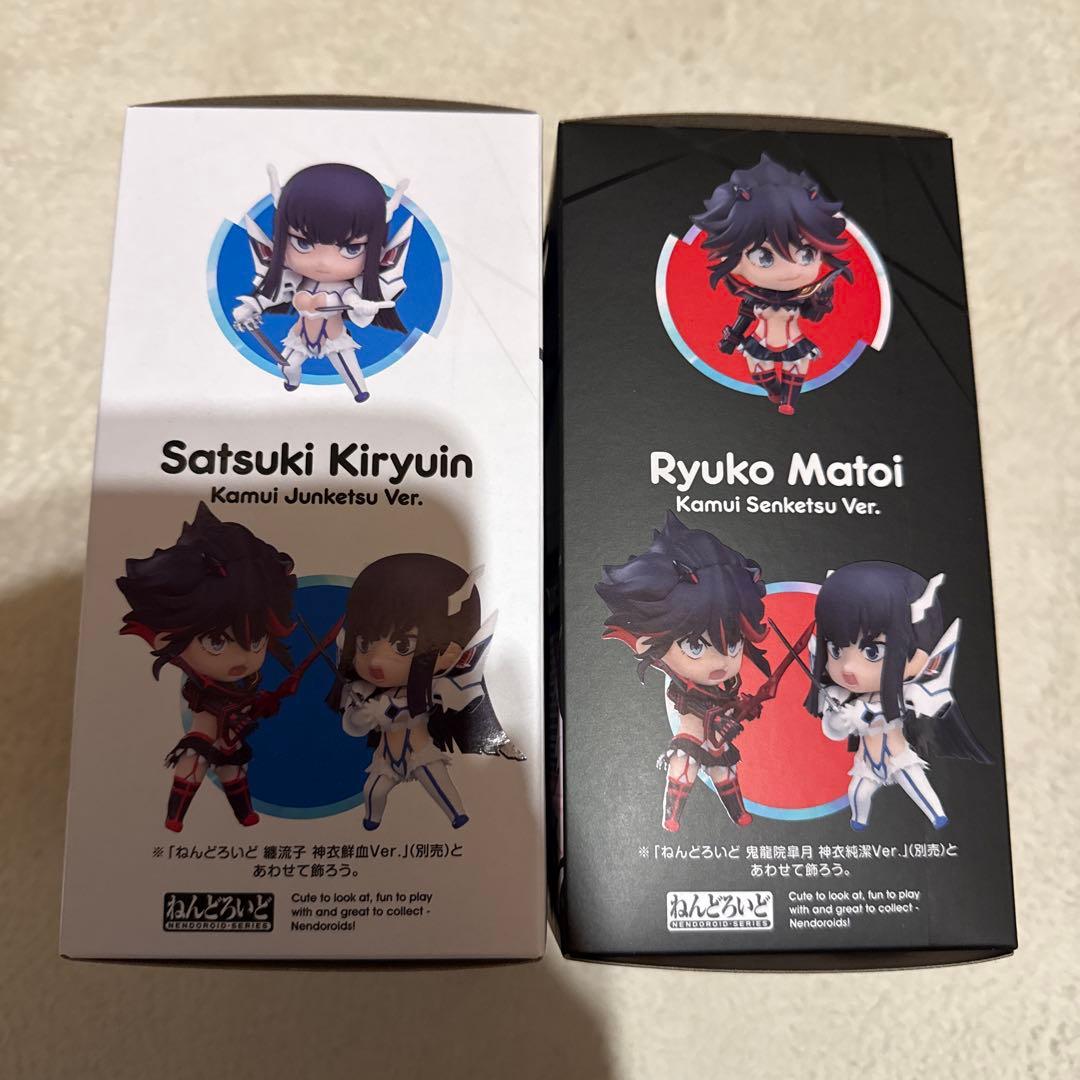 ねんどろいど キルラキル 纏流子 神衣鮮血 鬼龍院皐月 神衣純潔セット