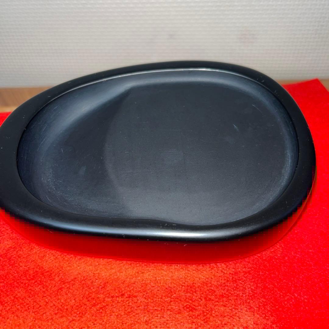 ⭕️希少　那智黒石　玉石　石のささやき　山口光峯　特殊研　皇室献納