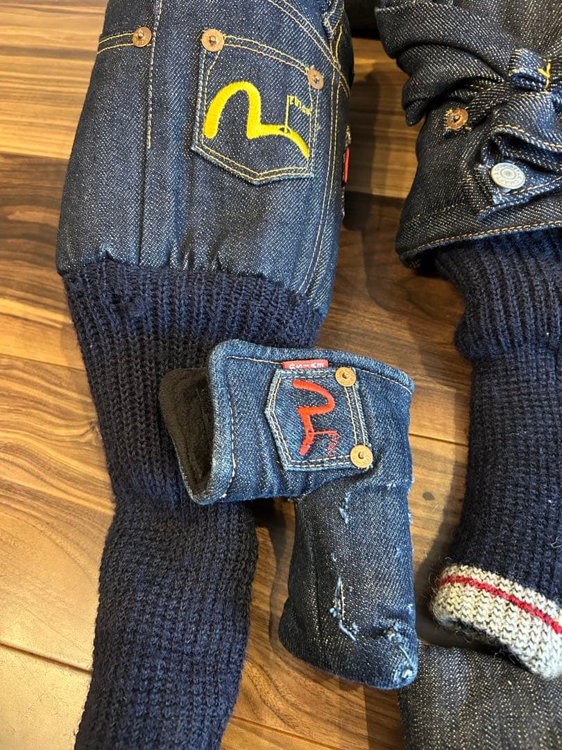 希少☆エヴィス ゴルフ☆キャディバッグ・ヘッドカバー・ボストンバッグ10点セット